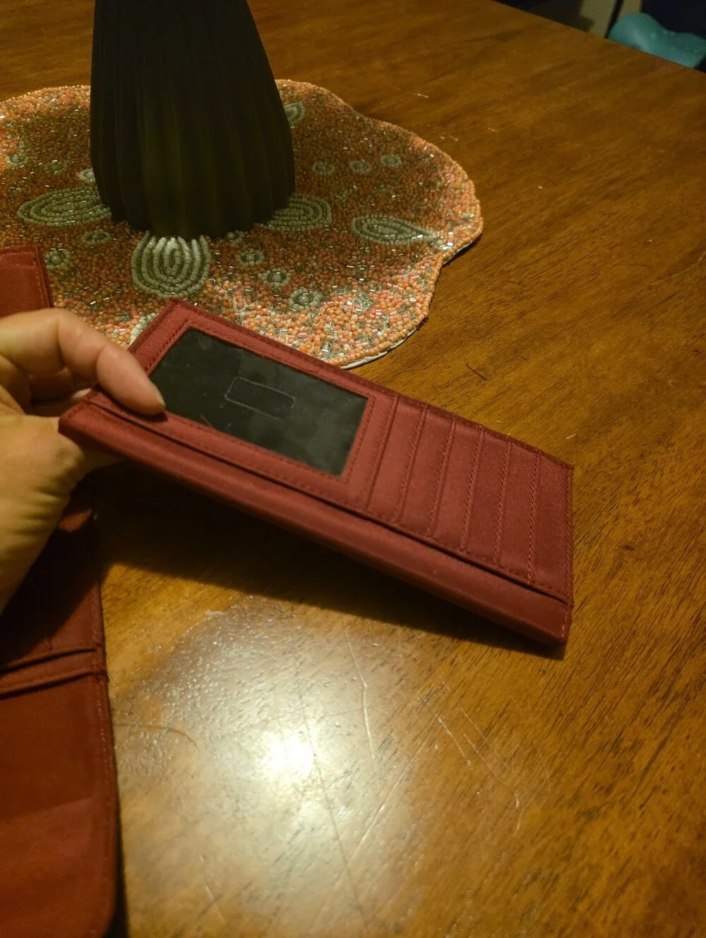 Tommy Hilfiger Black Leather Continental Wallet